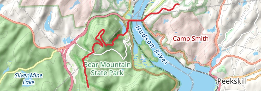 Appalachian Trail - New York stage 4 Map