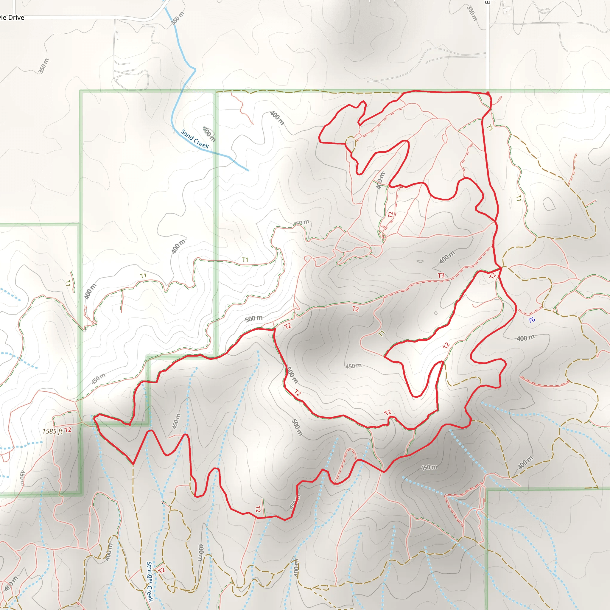 Elk Lane South Loop mobile static map