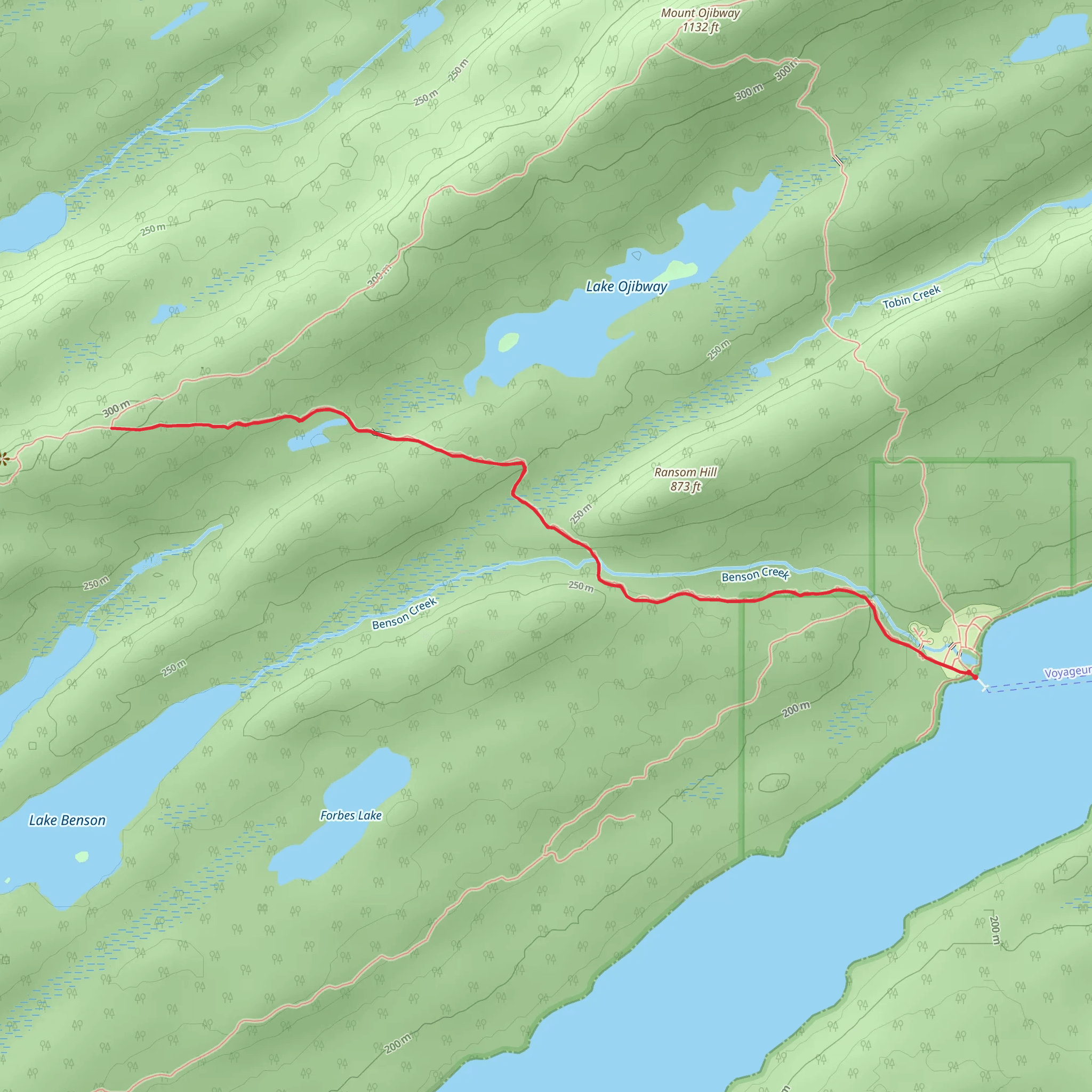 Daisy Farm Trail via Daisy Farm Campground mobile static map