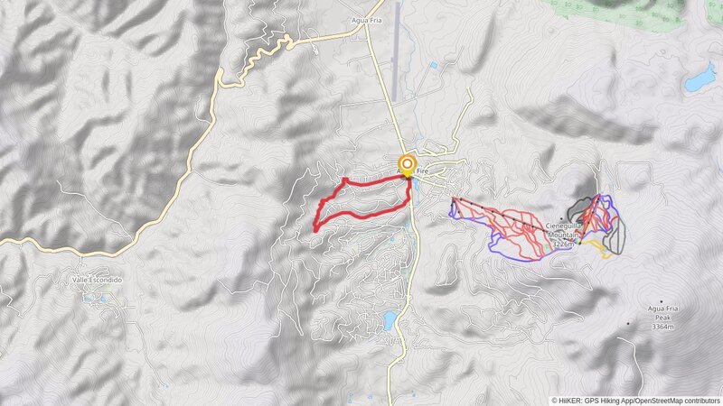 Deer, Coyote and Bear Loop mobile static map
