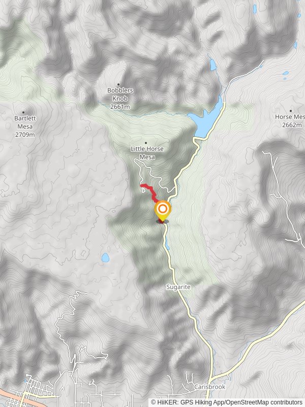 Soda Pocket Campground Walk mobile static map