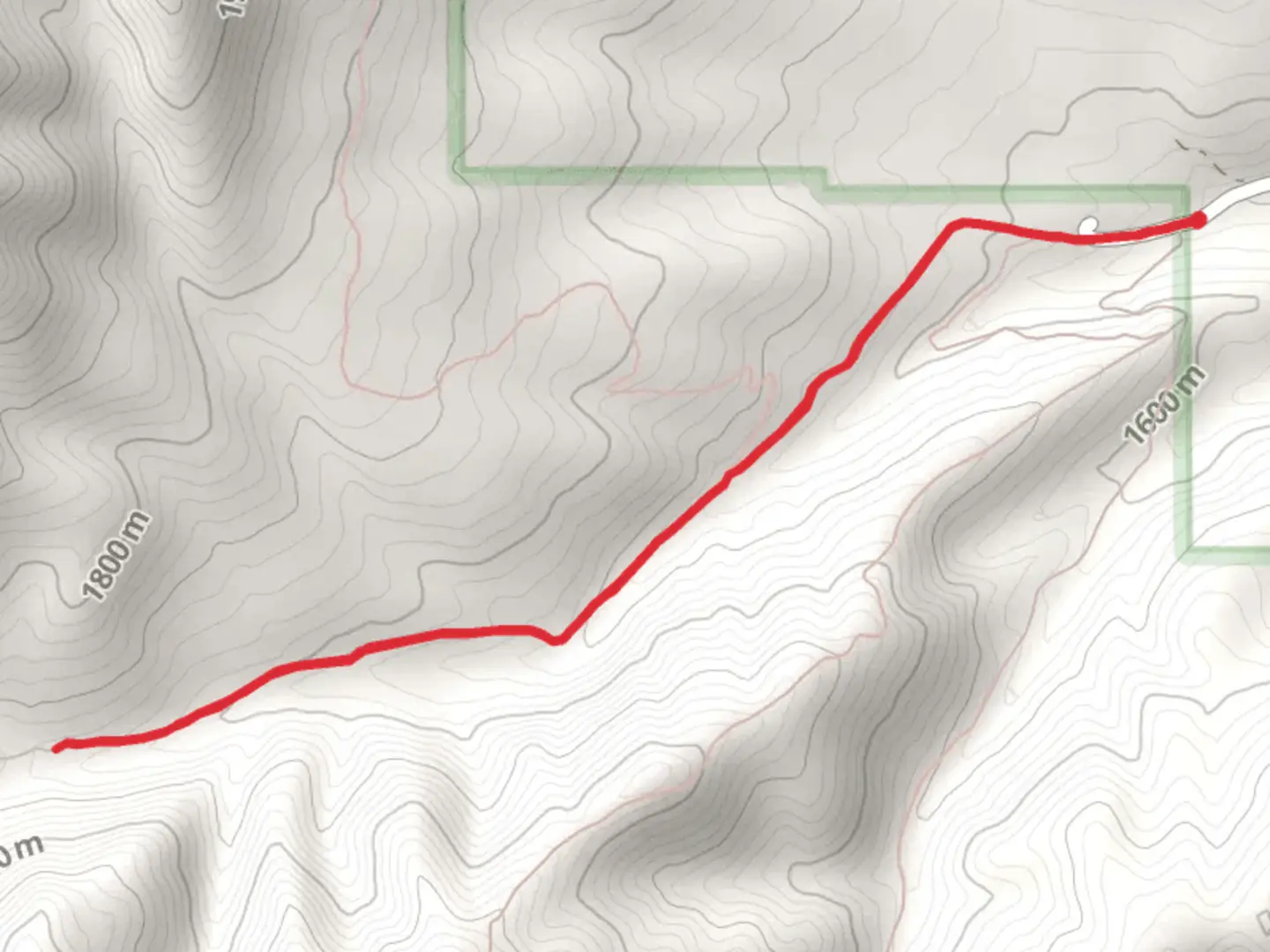An image depicting the trail Gibson Jack Creek and its surrounding area.