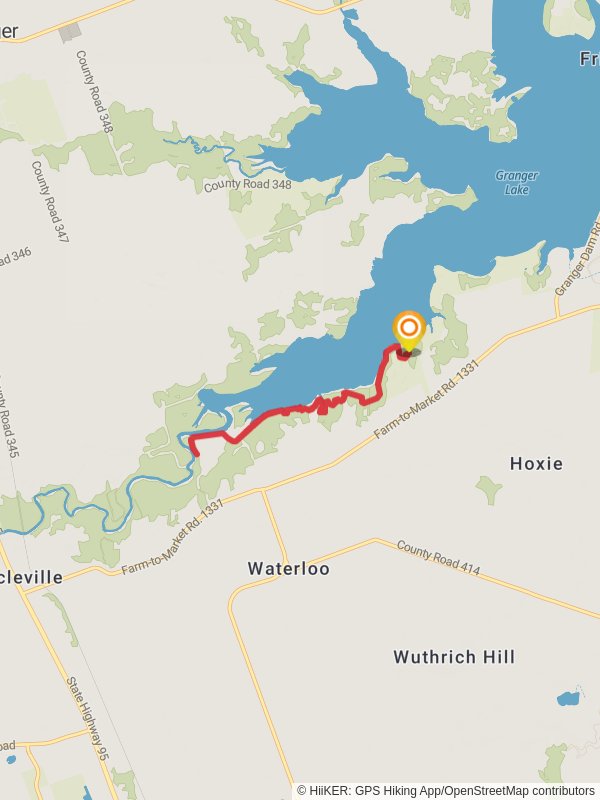 Comanche Bluff Trail - Granger Lake