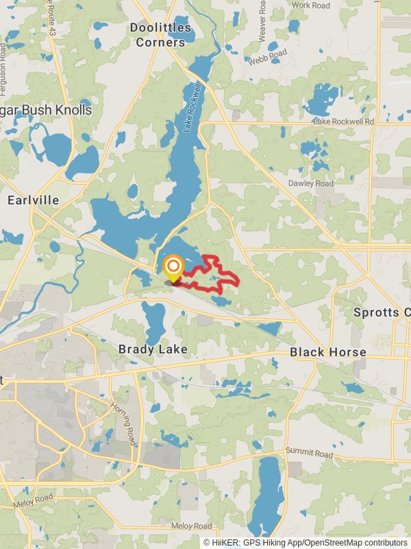 Ski Trail Loop from Lake Pippen