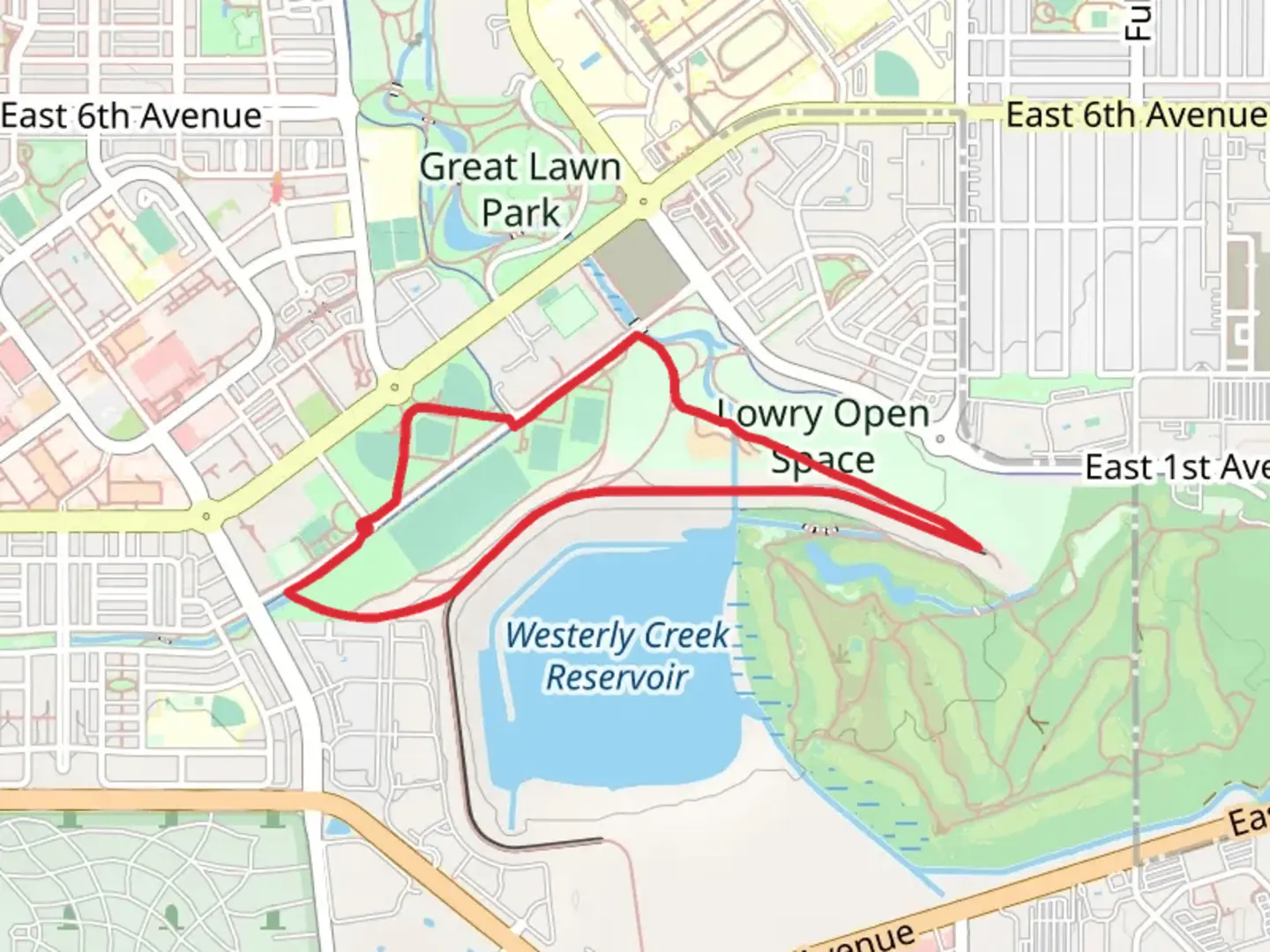 An image depicting the trail Westerly Creek Loop and its surrounding area.