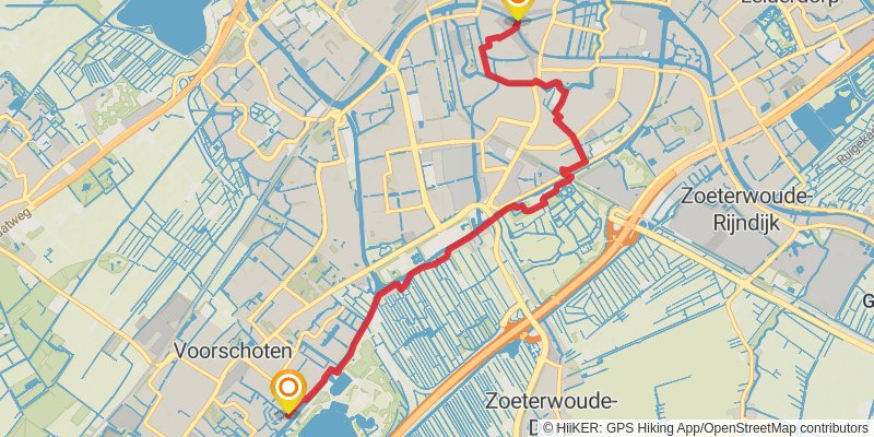 Marskramerpad stage 16 Map