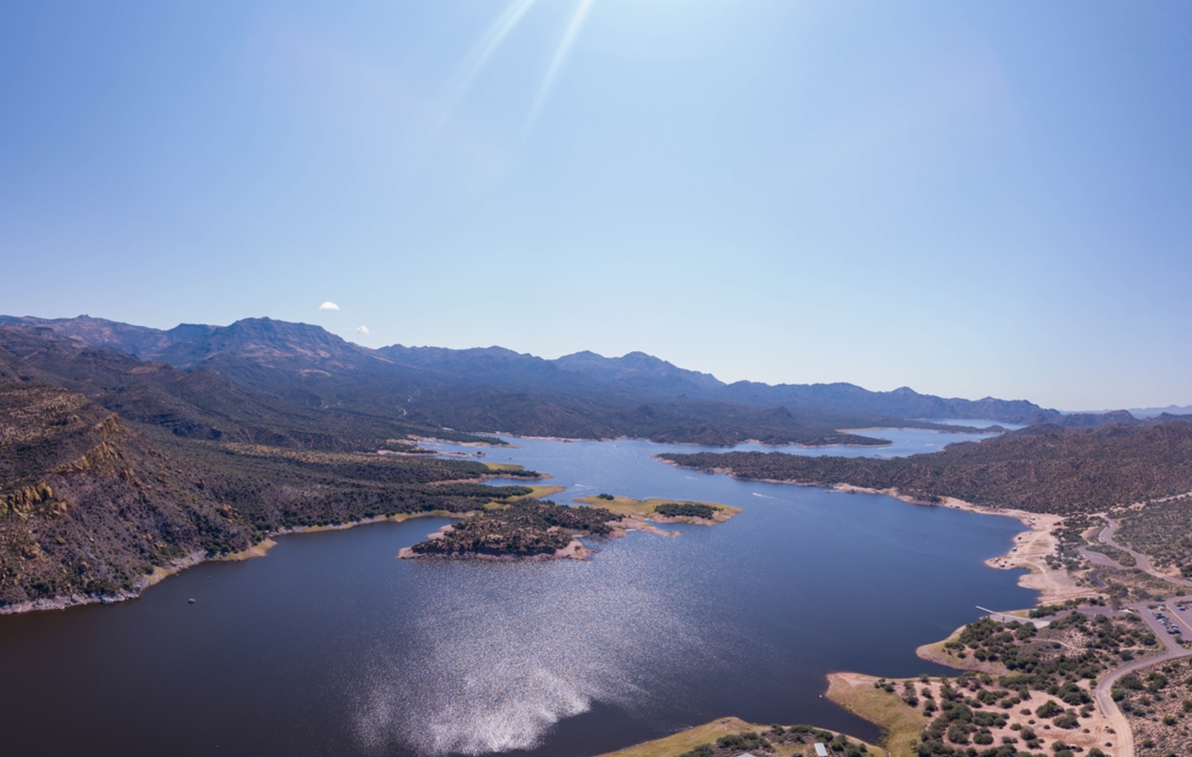An image depicting the trail Jojoba Trail at Bartlett Lake and its surrounding area.