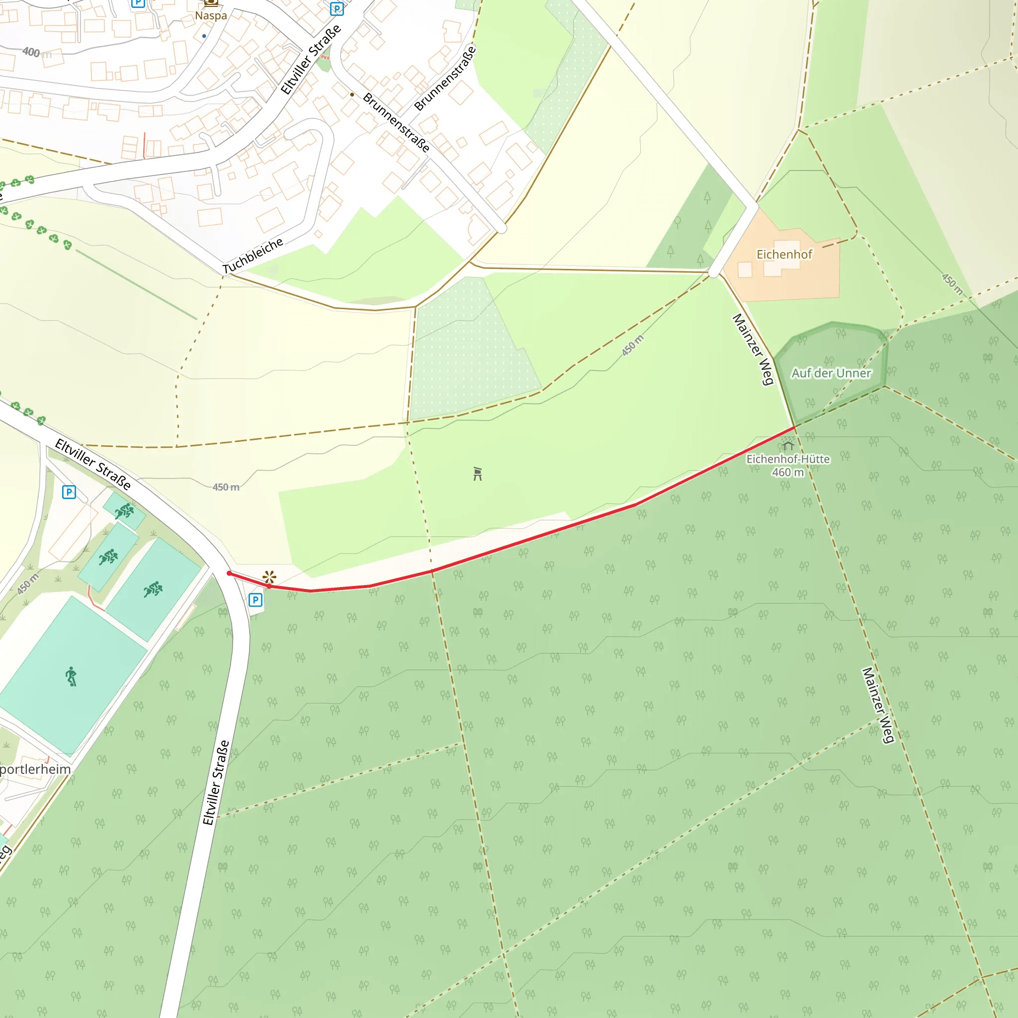 Eicheimische Singvoegel via Taunussteiner Runde mobile static map