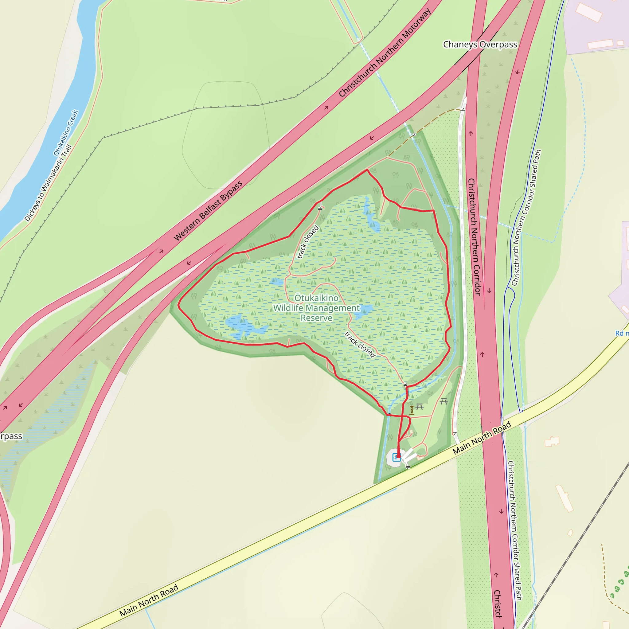 Ōtukaikino Walk mobile static map