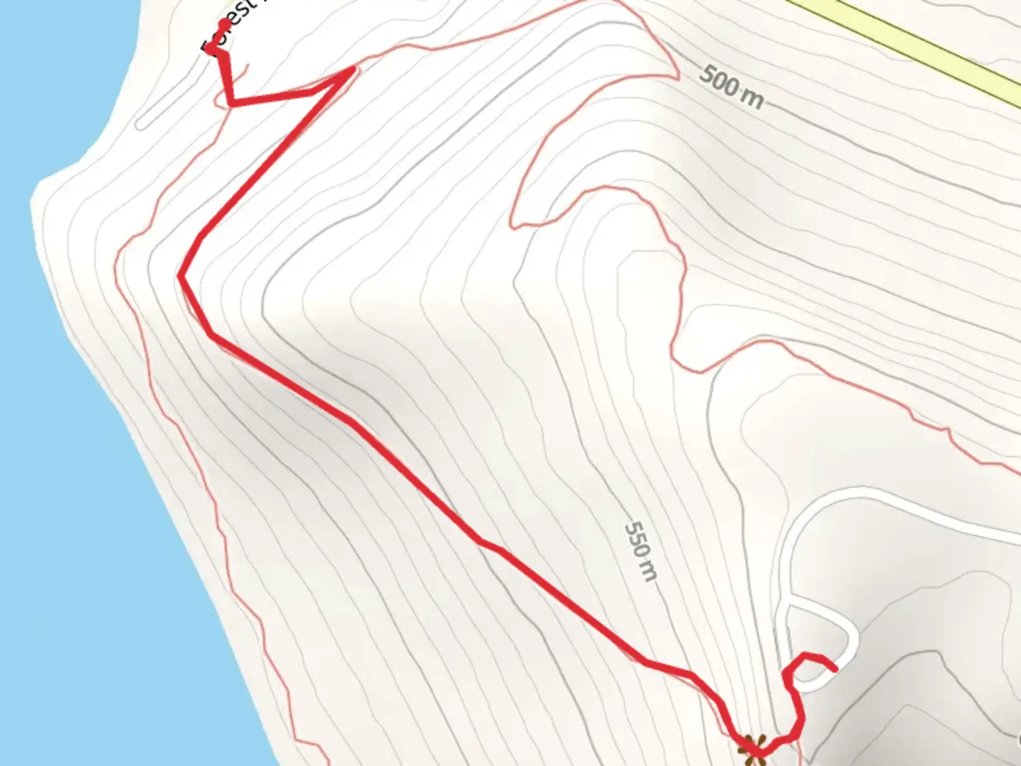An image depicting the trail Rimrock Overlook and its surrounding area.