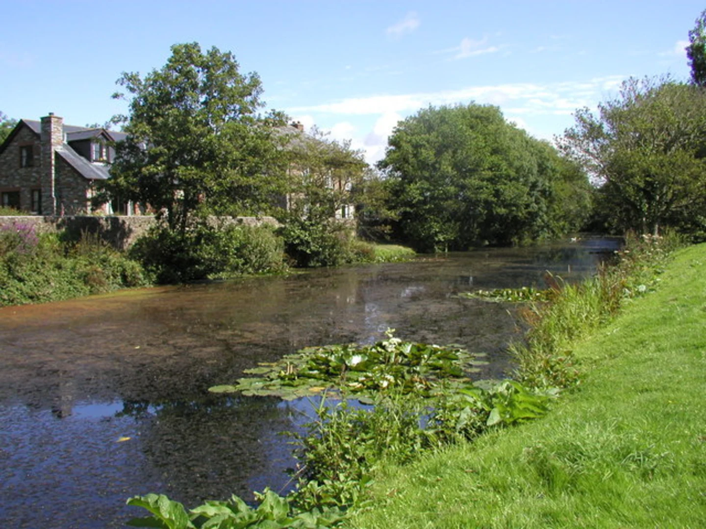 An image depicting the trail Bude Canal and Helebridge and its surrounding area.