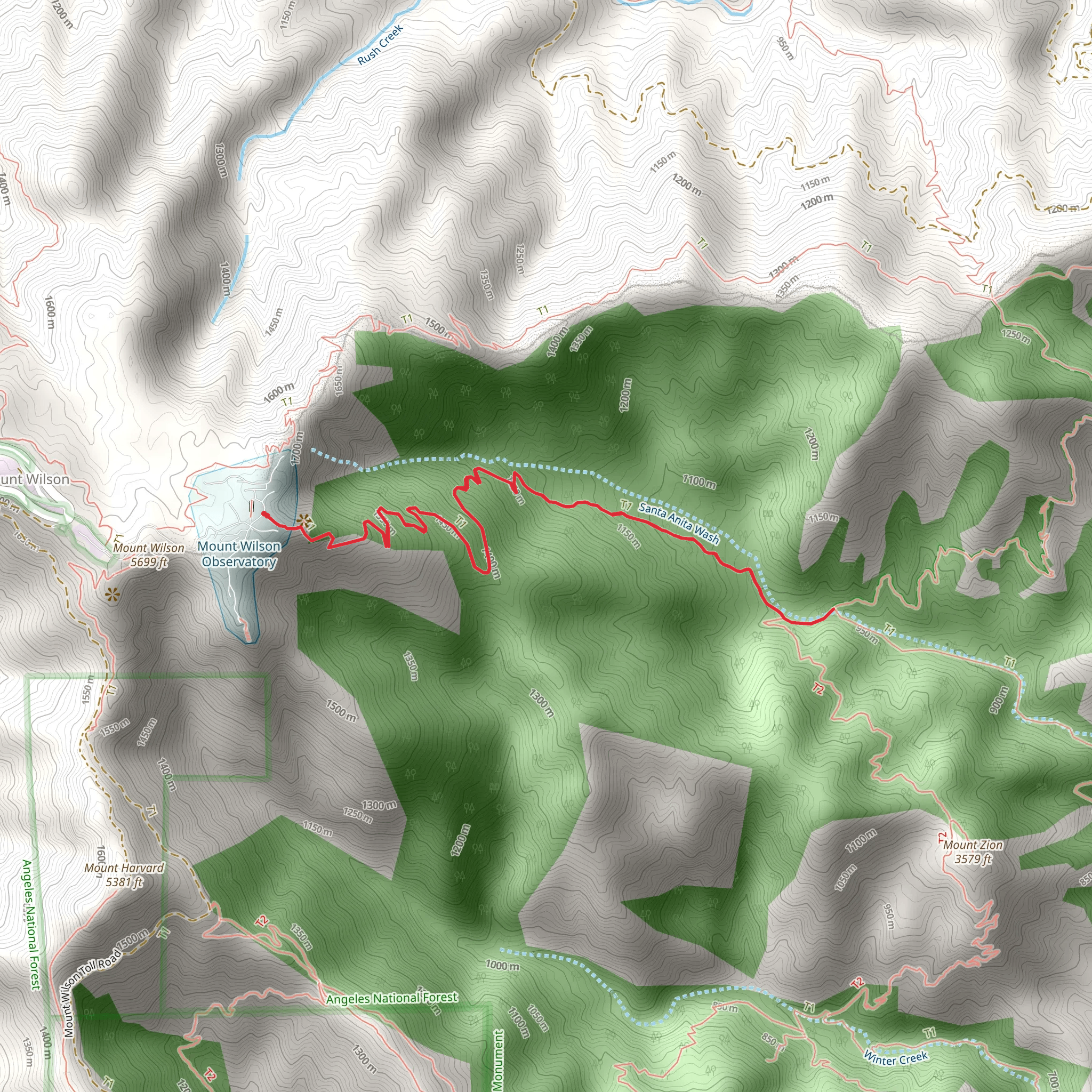 Sturtevant Trail mobile static map