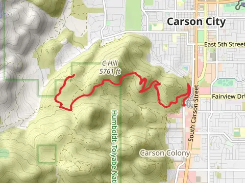 Longview and C Mountain Foothill Trail