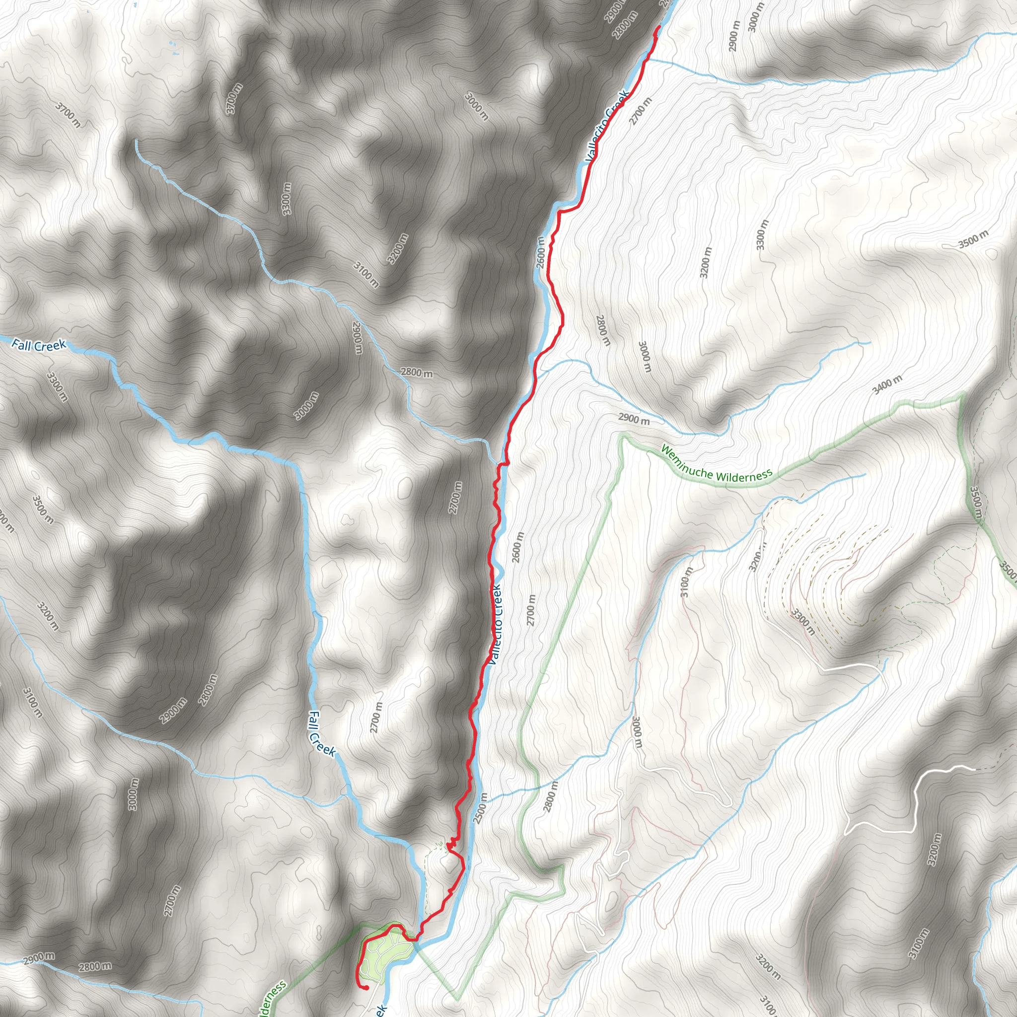 Vallecito Creek Trail - 529 mobile static map