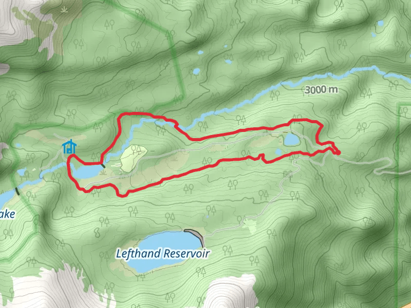 Red Rock Lake and Brainard Lake Loop