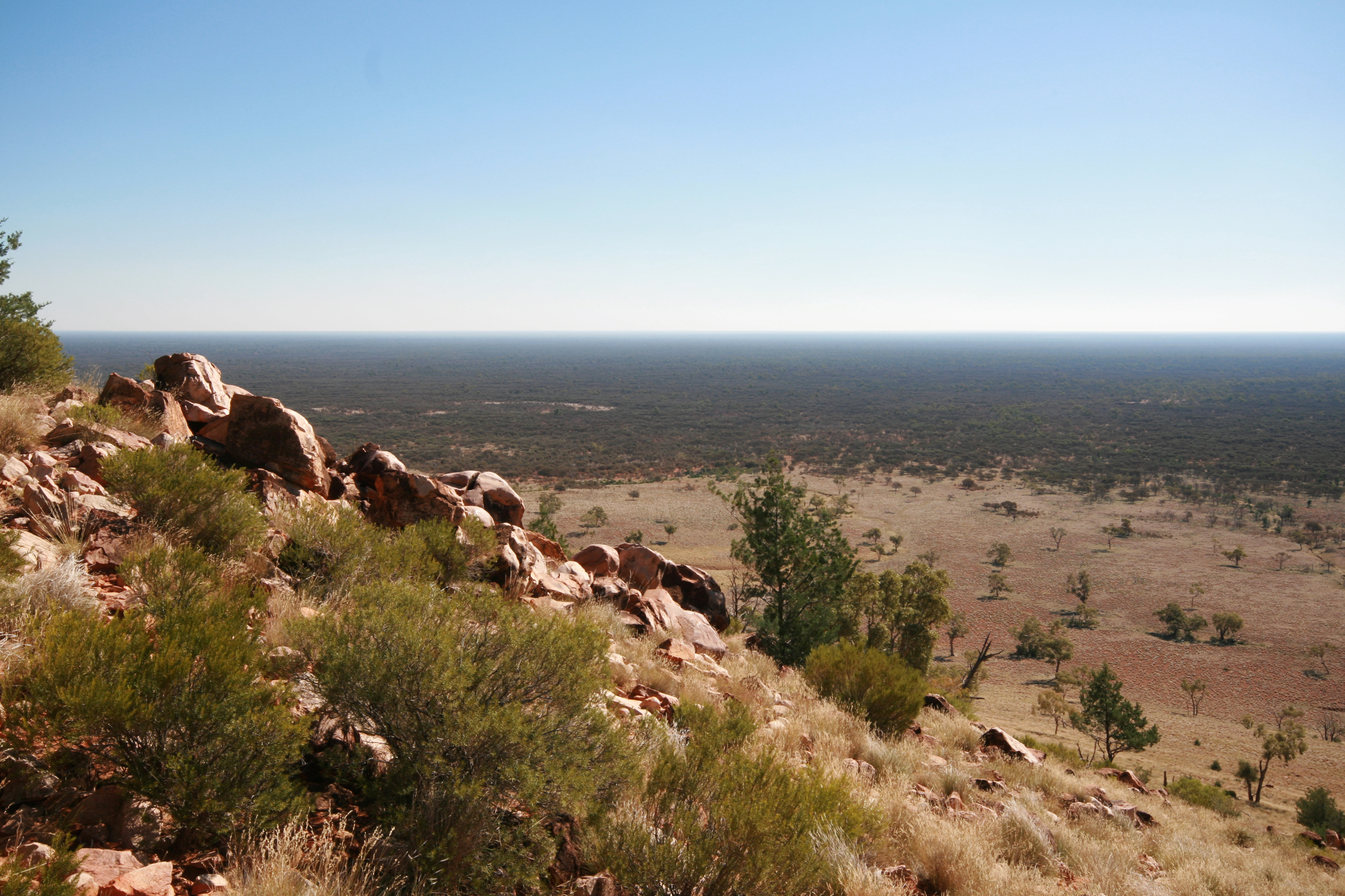 An image depicting the trail Gundabooka National Park and its surrounding area.