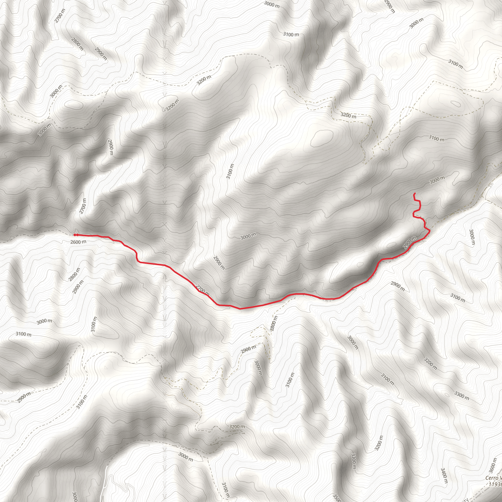 Rito De La Olla and Diablo Canyon mobile static map