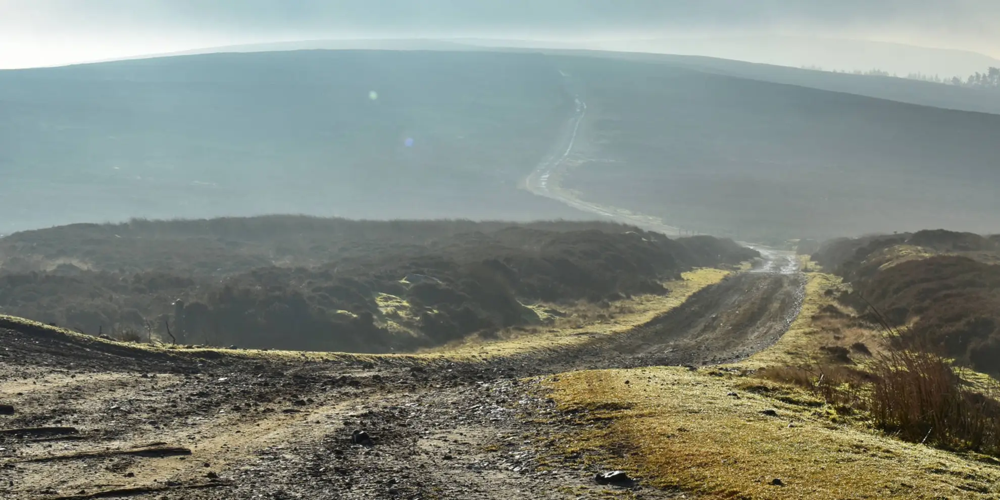 An image depicting the trail Clay Bank - Wain Stones - Bank Foot and Bloworth Crossing and its surrounding area.