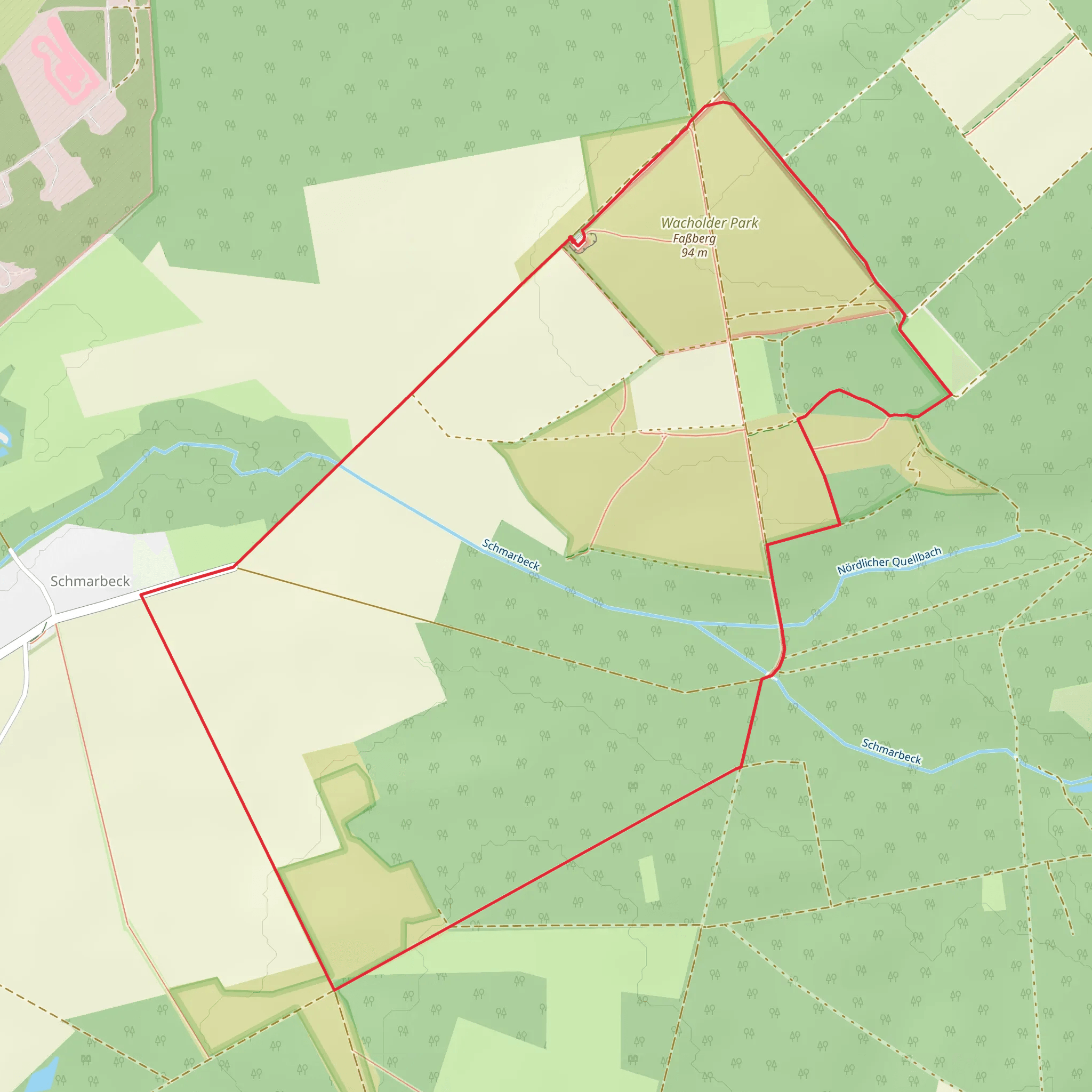 Schmarbeck Loop mobile static map