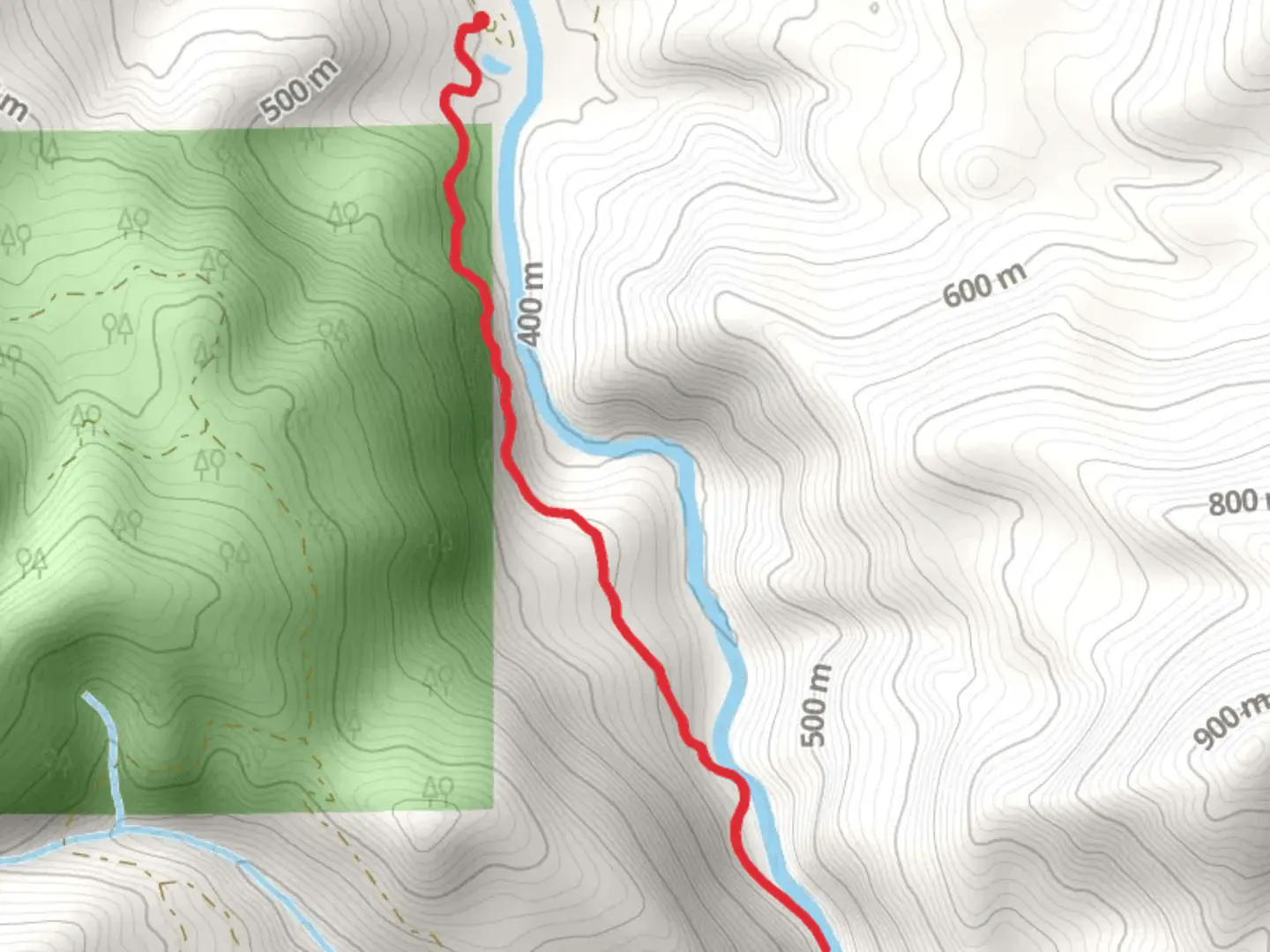 An image depicting the trail Wintoon Flat Trail and its surrounding area.