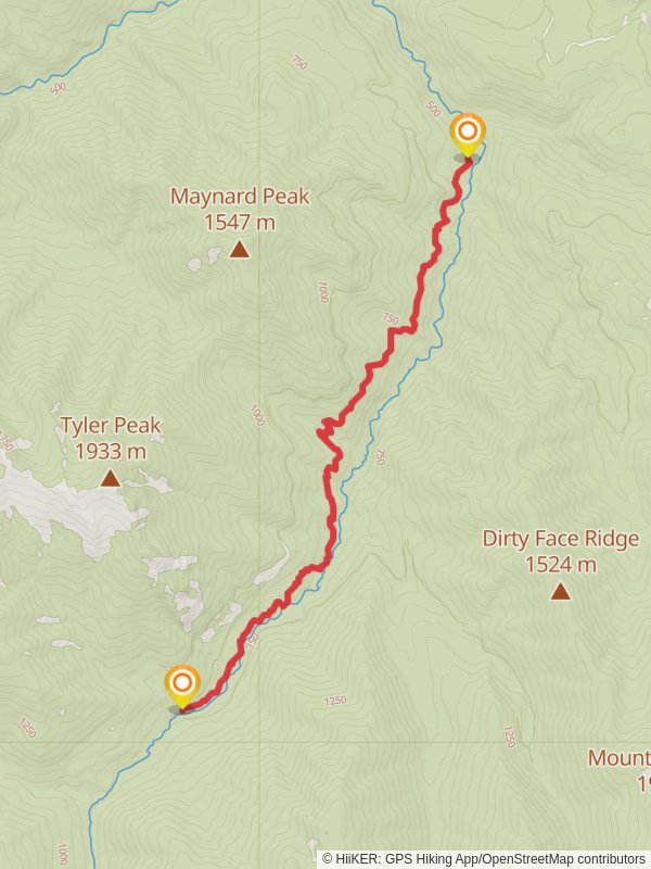 Lower Dungeness Trail mobile static map