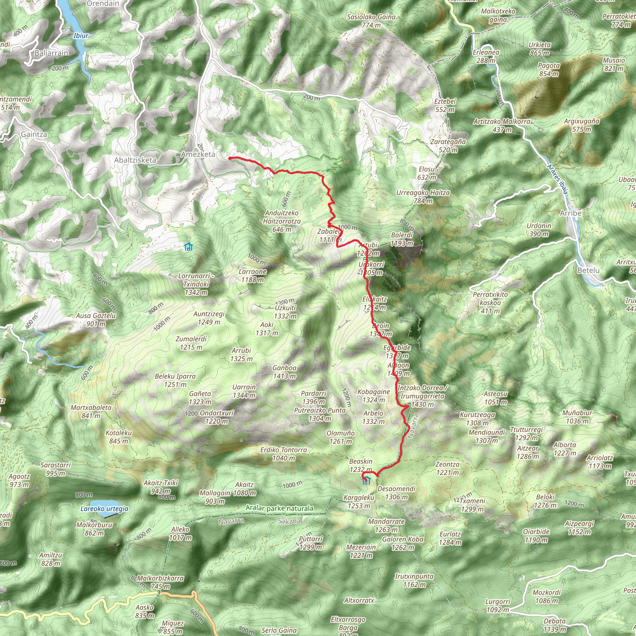 Crossing of the Malloas PR GI 2008 mobile static map