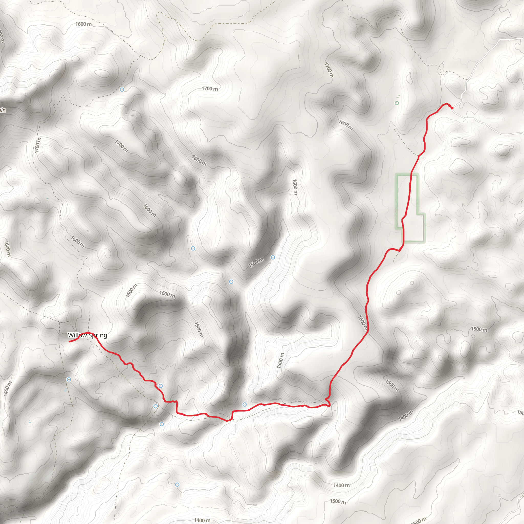 Anderson Trail mobile static map