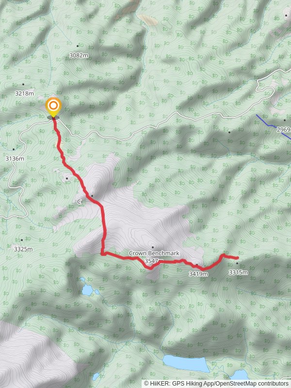 Crown Point and Roosevelt National Forest via Flowers Trail