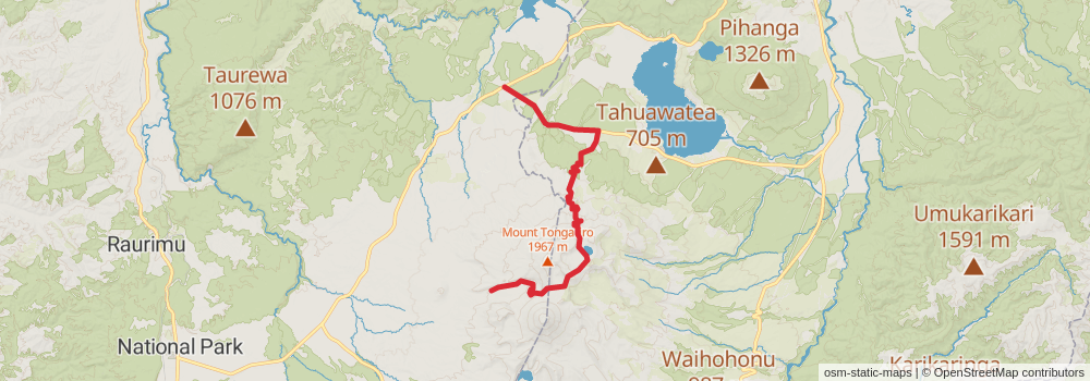 Te Araroa Trail stage 62 Map