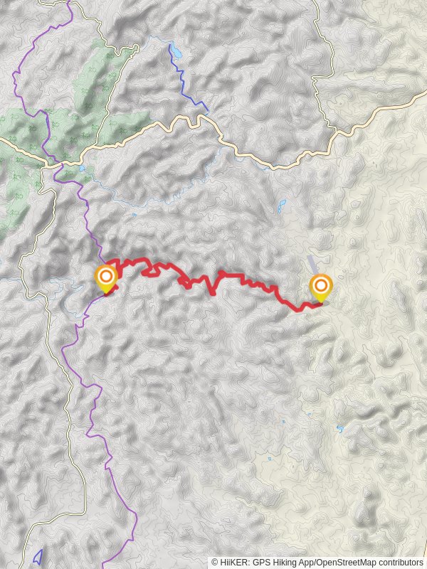 French Creek and Mt Coolidge Trail