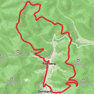 Ramberg and Ruine Neuscharfeneck Loop mobile static map