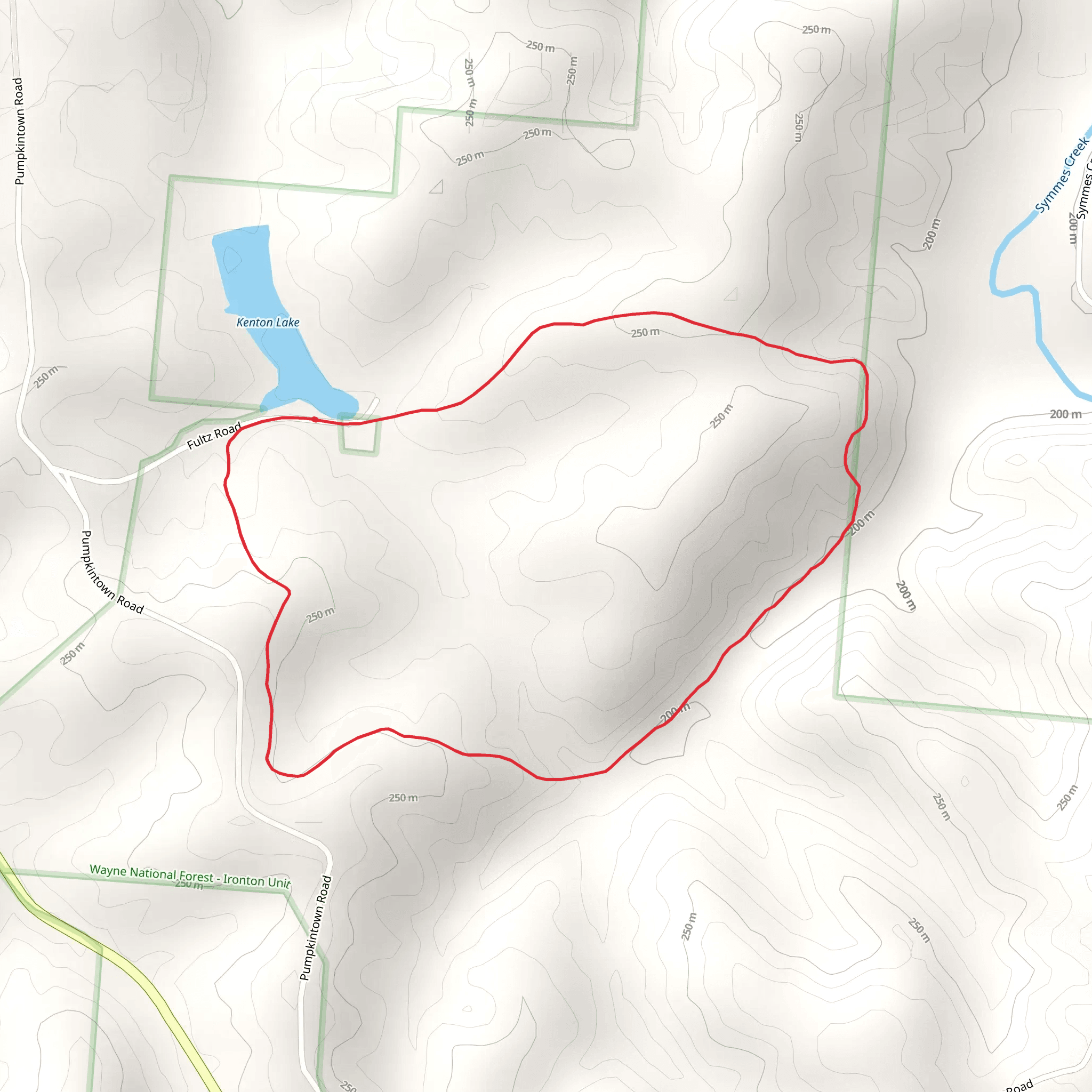 Coal Branch Loop Trail mobile static map