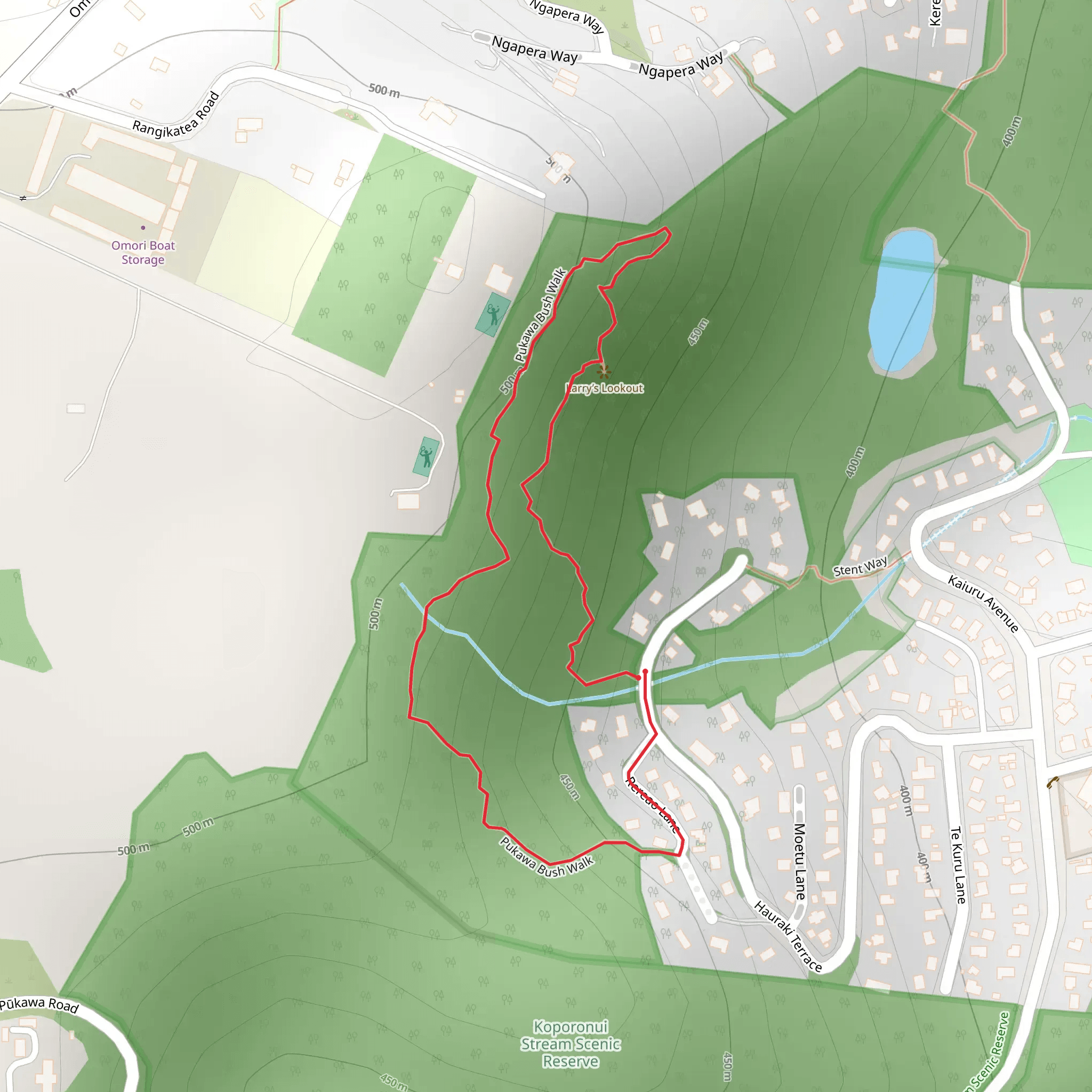 Pukawa Bay Walk - Pukawa Bush Walk Loop mobile static map