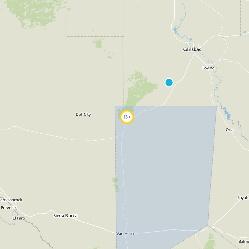 Culberson County Static Map