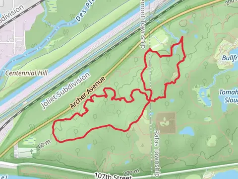 Palos Orange and Blue Unpaved Loop Trail