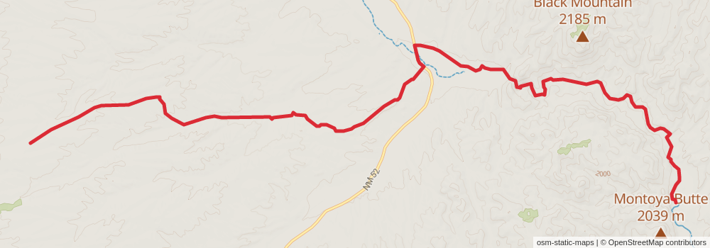 Grand Enchantment Trail stage 46 Map