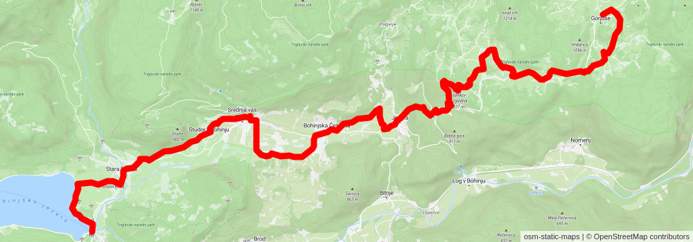 Juliana Trail stage 6 Map