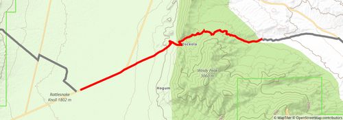 American Discovery Trail South Route stage 332 Map