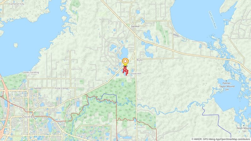 Geneva Wilderness Area Loop Walk mobile static map