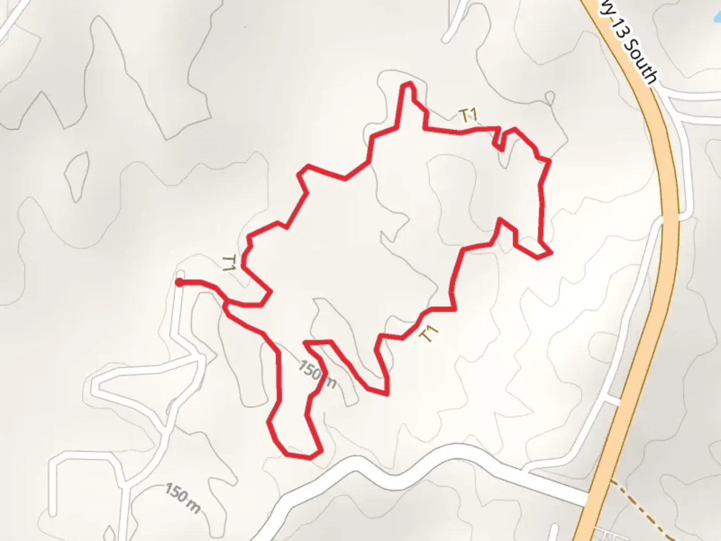 An image depicting the trail Shadow Lake North Shore Loop and its surrounding area.