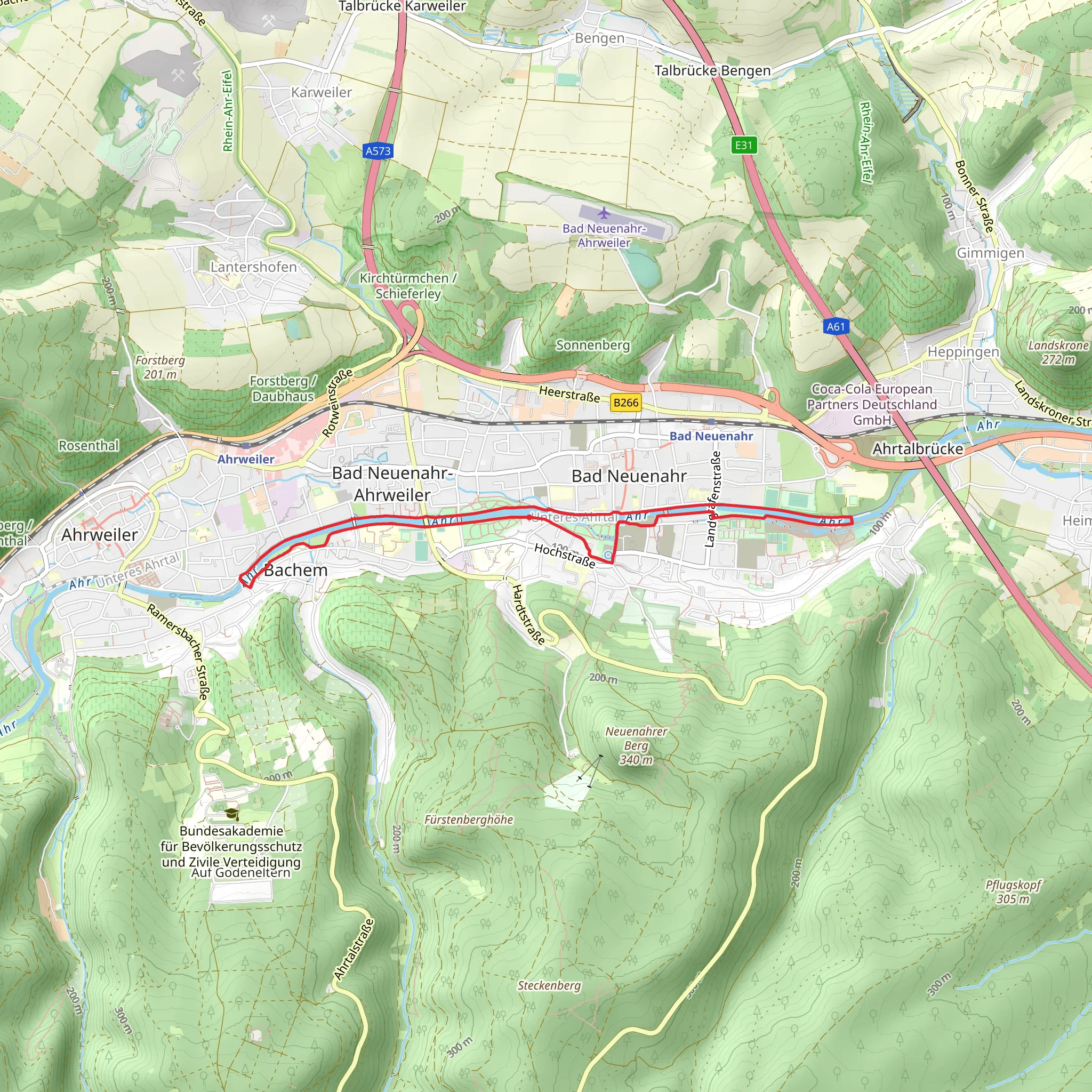 Ahr Loop via Ahrtalweg and Osteifelweg mobile static map
