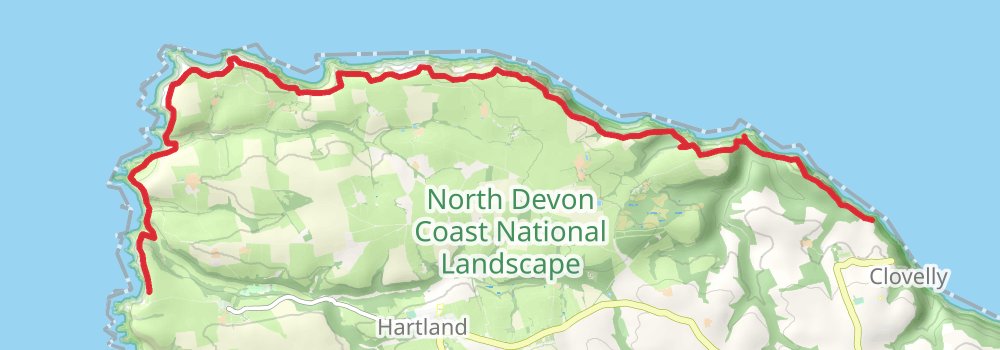 South West Coast Path stage 9 Map