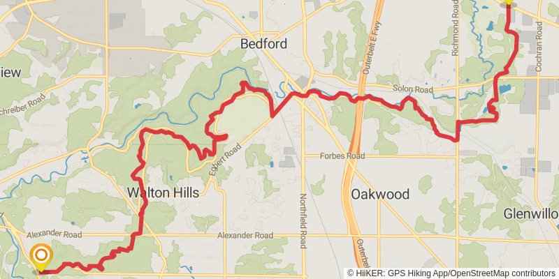 Buckeye Trail stage 5 Map