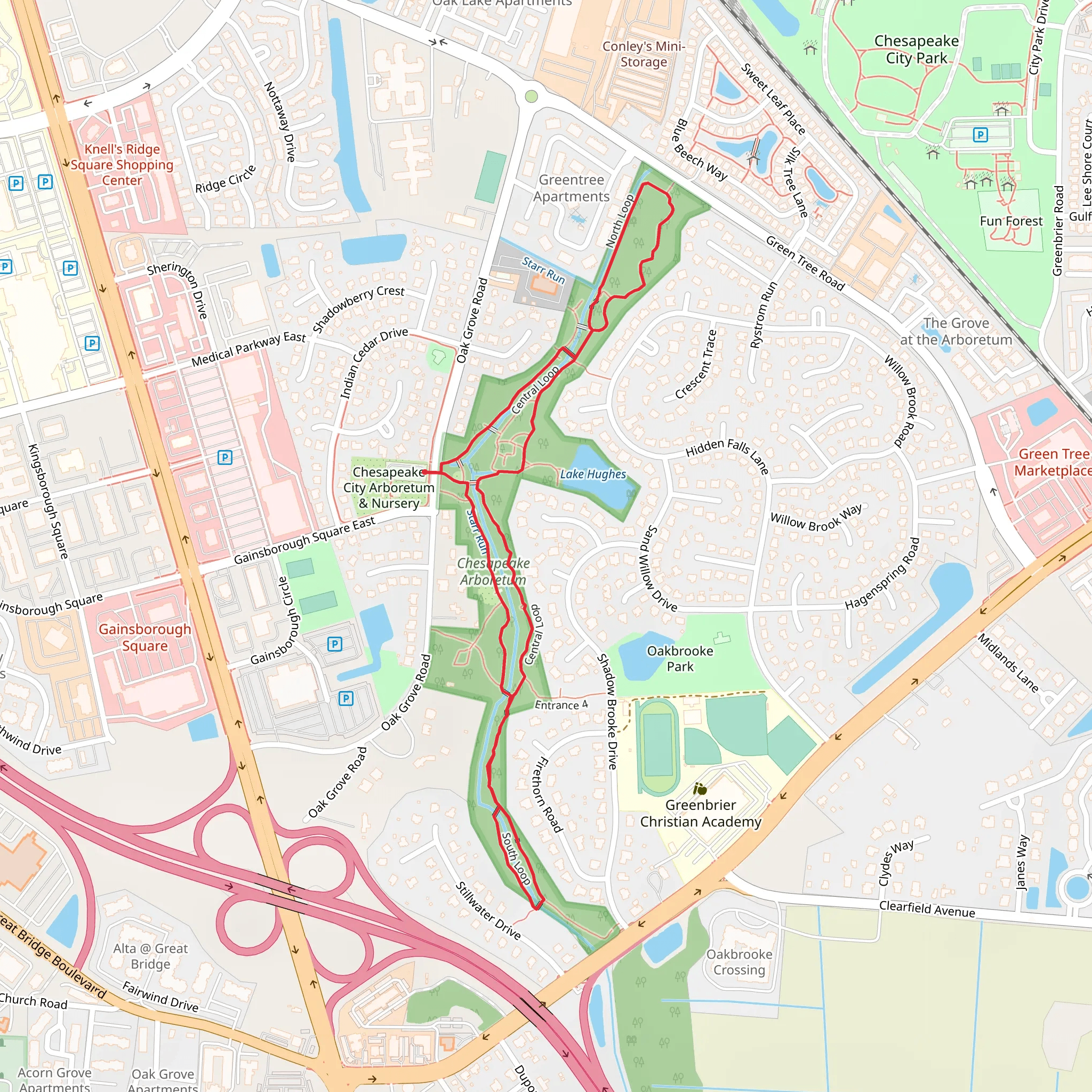 Central Loop - Holly Garden mobile static map