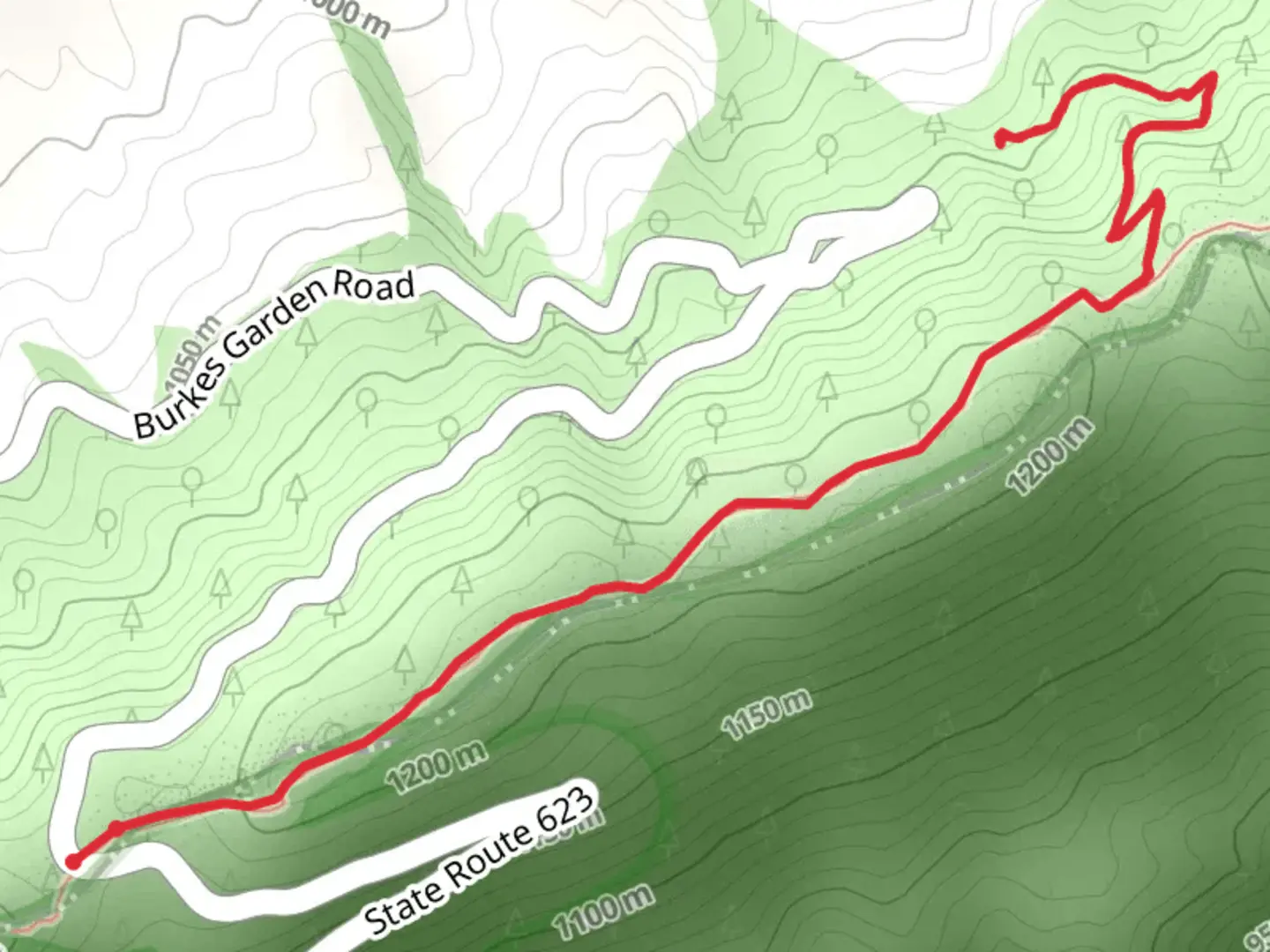 An image depicting the trail Davis Path Side Trail via Appalachian Trail and its surrounding area.