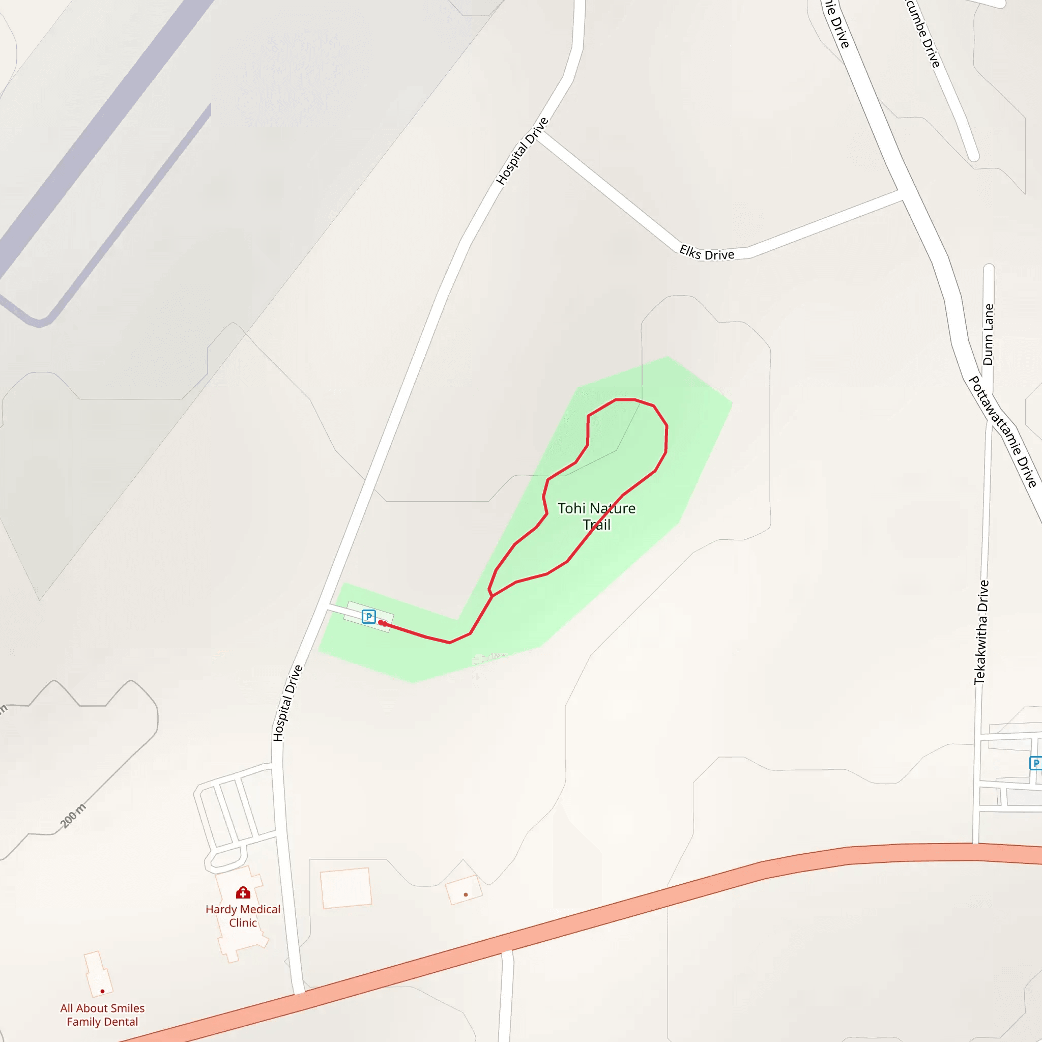 Tohi Nature Loop Trail mobile static map