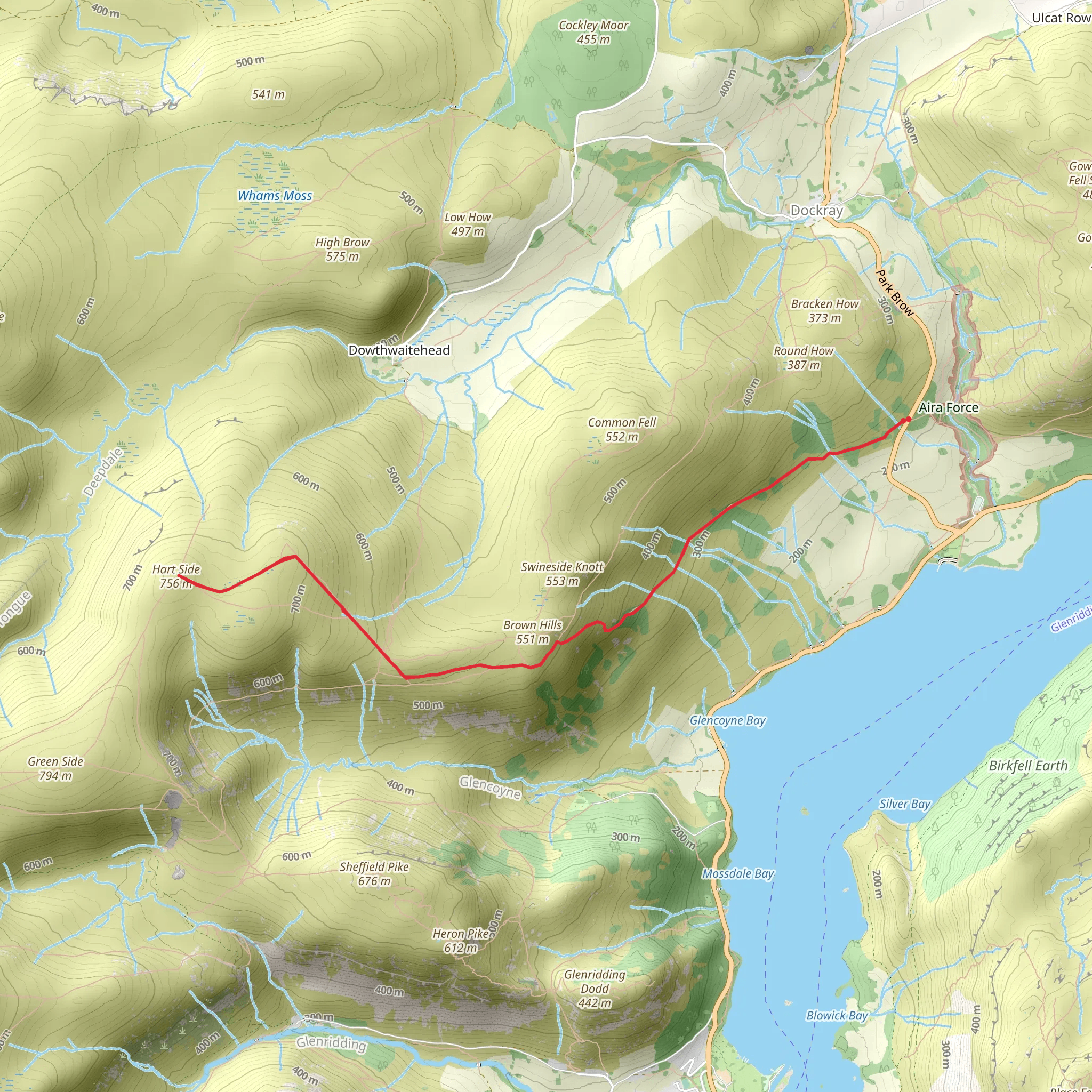 Hart Side mobile static map