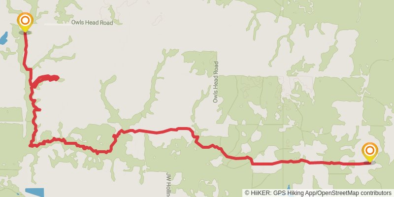 Florida National Scenic Trail stage 11 Map