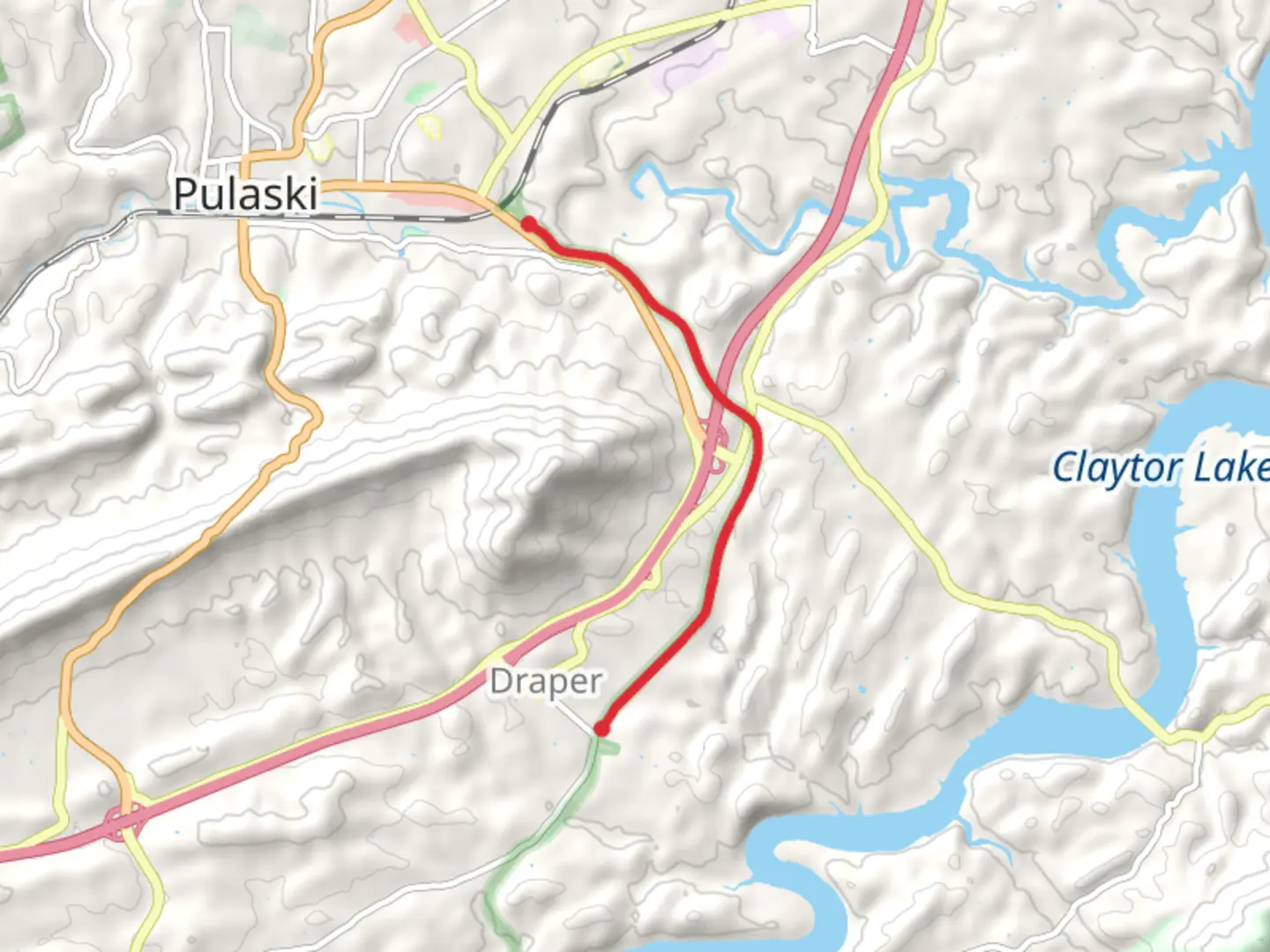 An image depicting the trail New River Trail - Xaloy Way and its surrounding area.