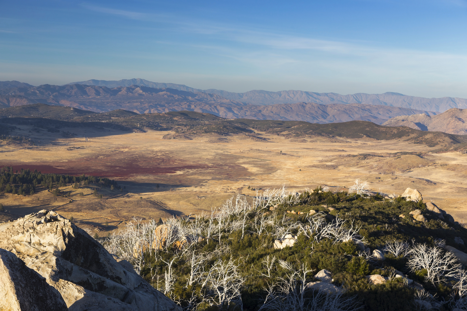 An image depicting the trail Noble Canyon Trail and Garnet Peak Loop and its surrounding area.